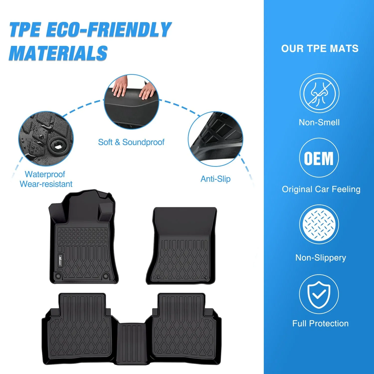 2019-2025 Nissan Altima TPE Floor Mats