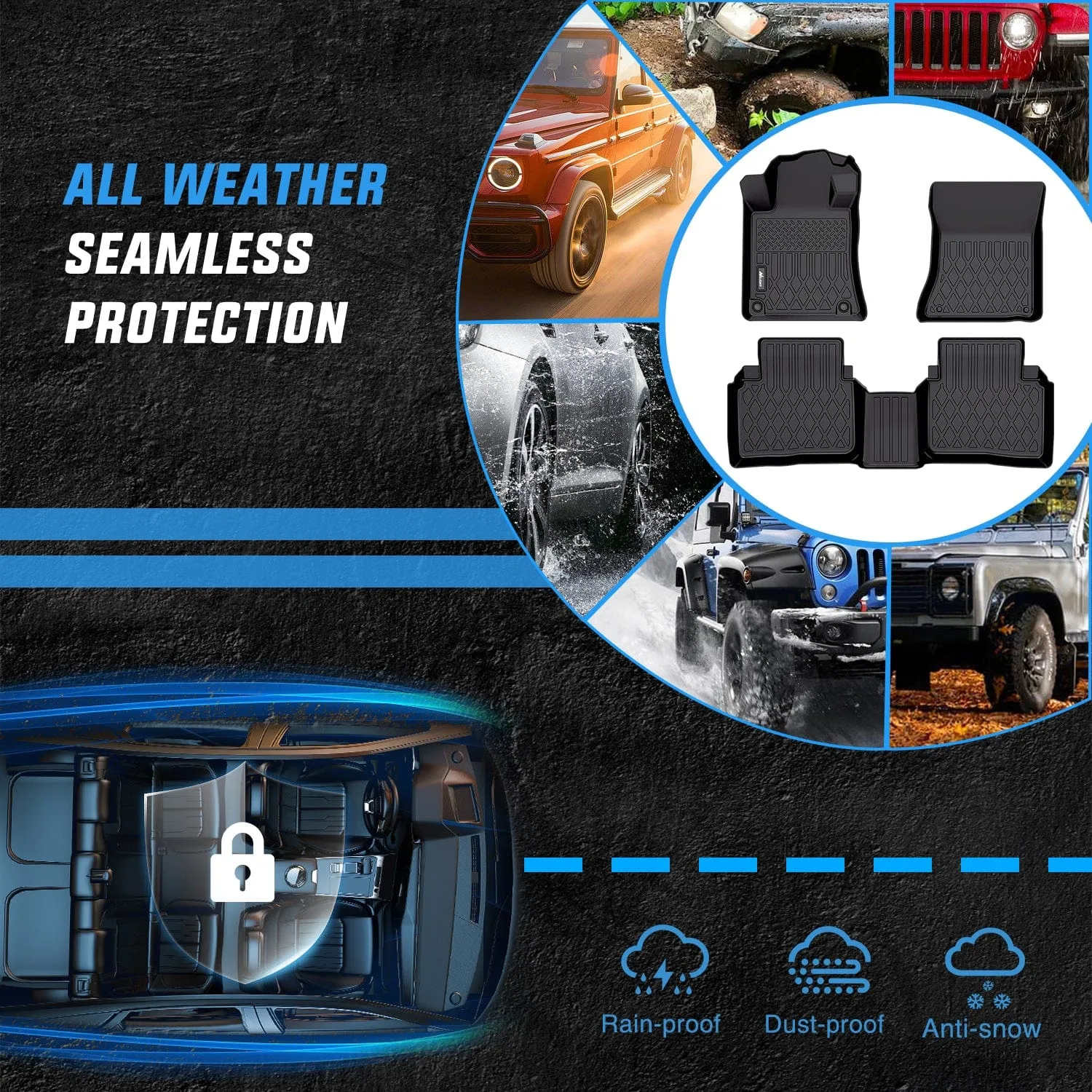 2019-2025 Nissan Altima TPE Floor Mats