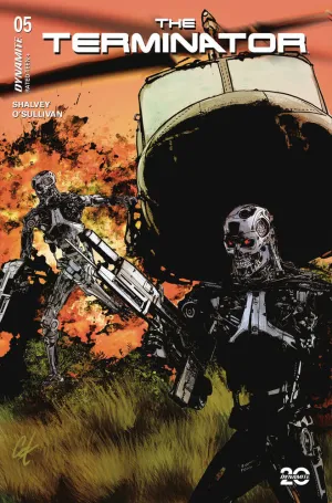 Terminator #5 Cover H 10 Copy Ratio Variant  Staggs Foil